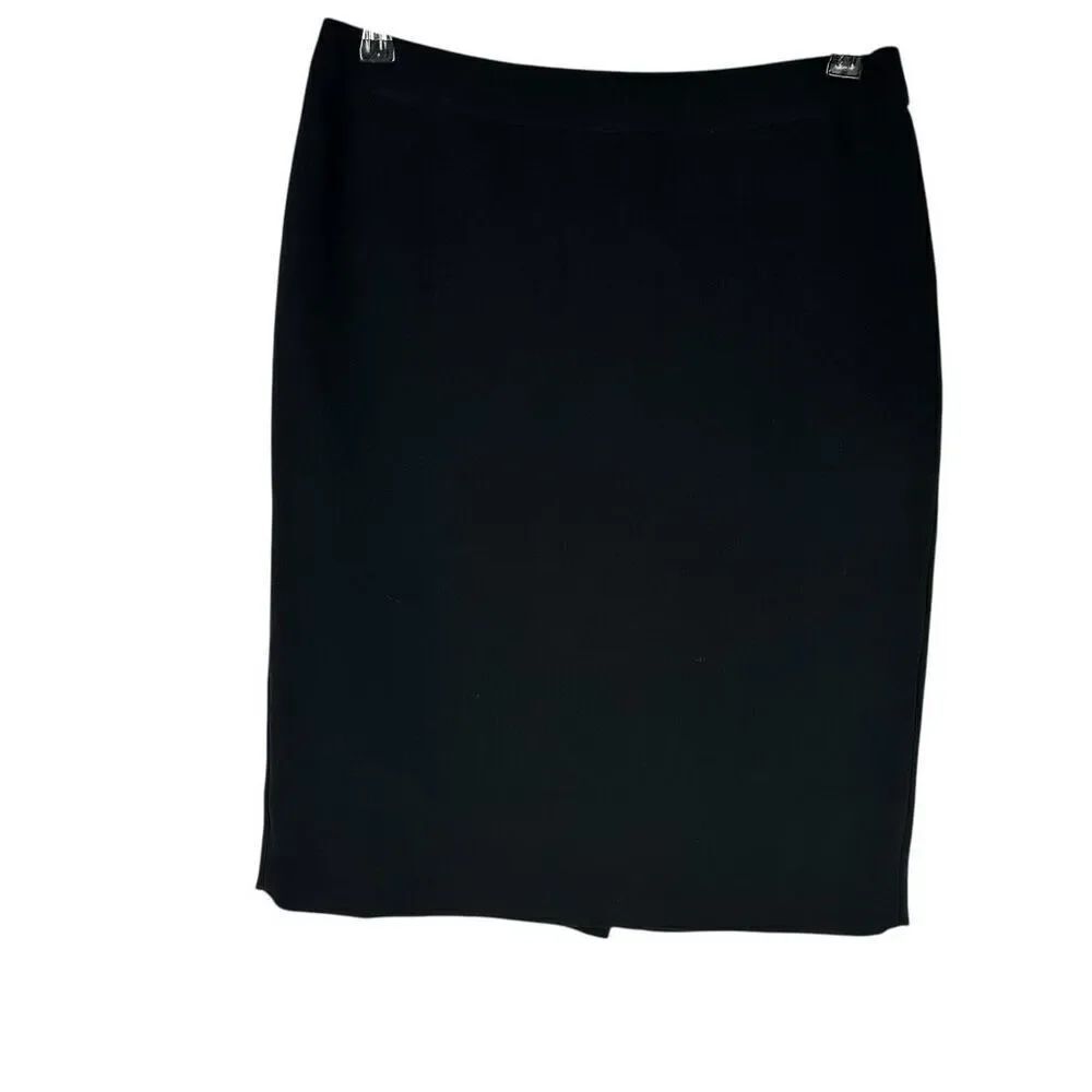 Talbots Crepe Pencil Skirt size 4 Black
